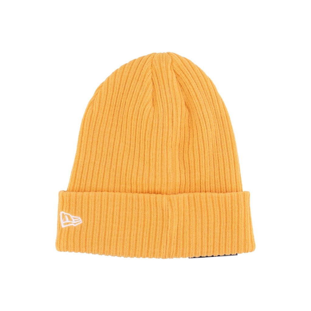 cappello uomo ne colour cuff beanie YELLOW