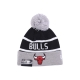 cappello pom pom uomo nba jake cuff beanie chibul BLACK