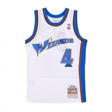 canotta basket uomo nba home jersey hardwood classics no 4 chris webber 1997-98 waswiz WHITE/ORIGINAL TEAM COLORS