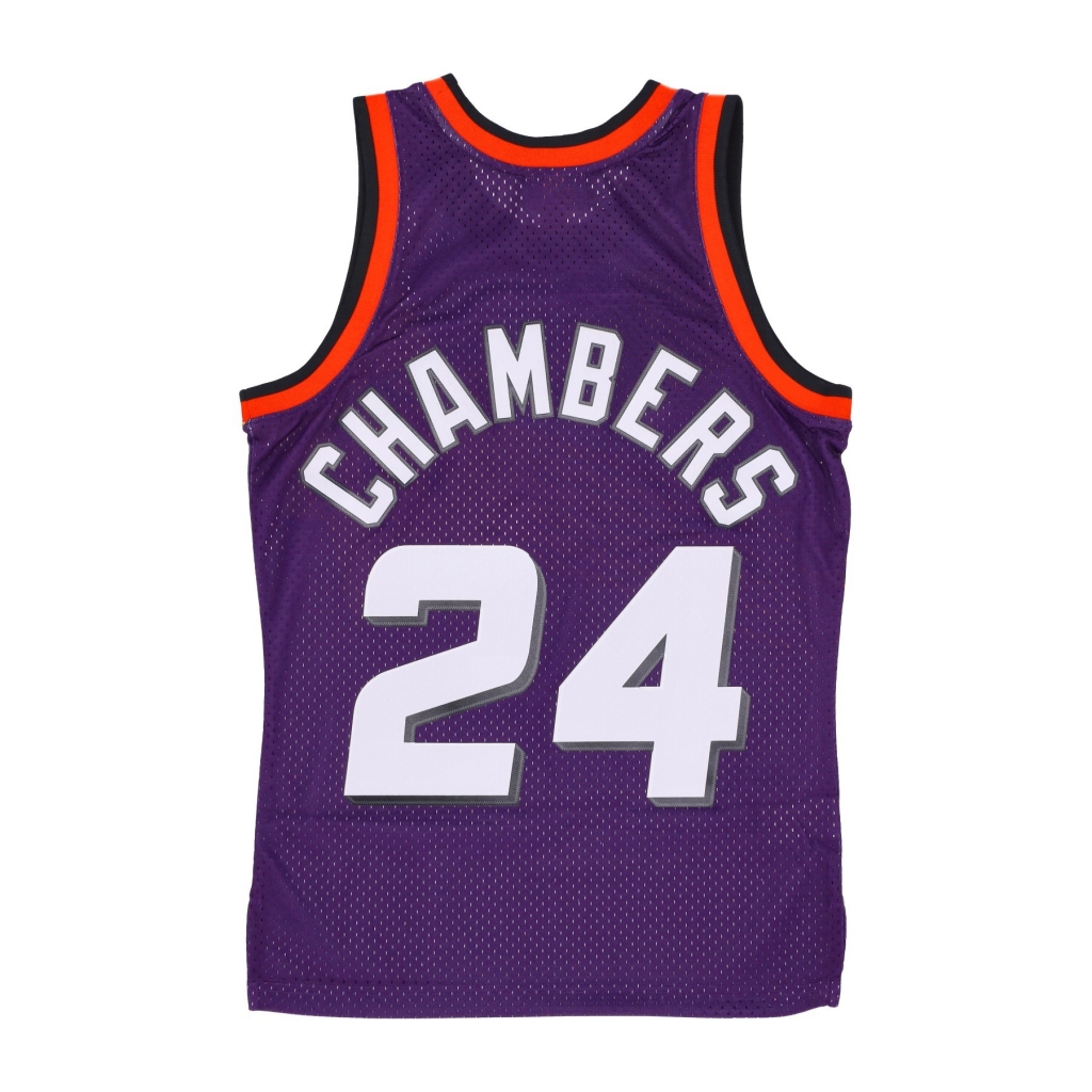 canotta basket uomo nba road jersey hardwood classics no 24 tom chambers 1992-93 phosun PURPLE