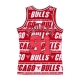 canotta basket uomo nba teamwrap swingman jersey hardwood classics no 91 dennis rodman 1997-98 chibul RED