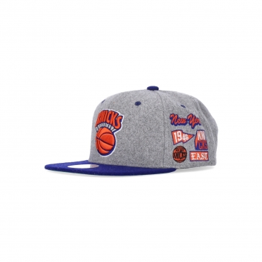 cappellino visiera piatta uomo nba melton patch snapback hardwood classics neykni GREY/ORIGINAL TEAM COLORS