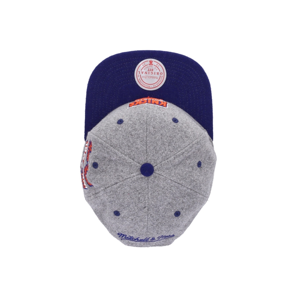 cappellino visiera piatta uomo nba melton patch snapback hardwood classics neykni GREY/ORIGINAL TEAM COLORS