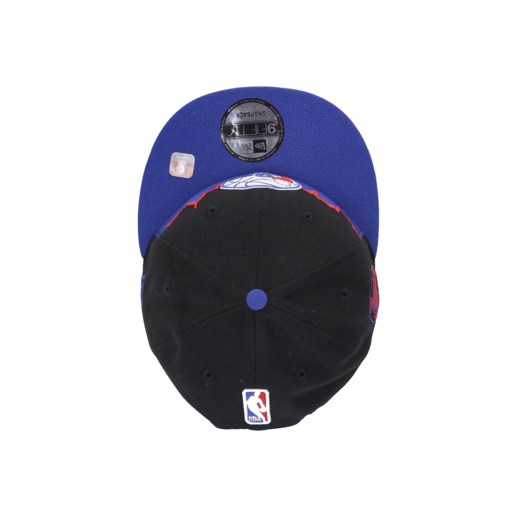 cappellino visiera piatta uomo nba em 950 tip off phi76e BLACK/ORIGINAL TEAM COLORS