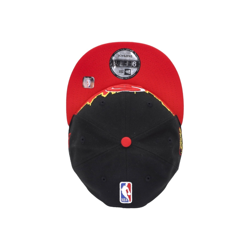 cappellino visiera piatta uomo nba em 950 tip off atlhaw BLACK/ORIGINAL TEAM COLORS