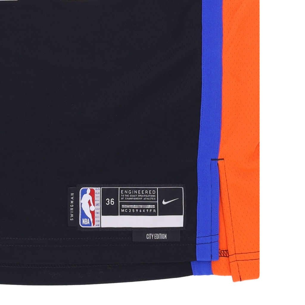 canotta basket uomo nba city edition 22 dri-fit swingman jersey no 30 julius randle neykni BLACK