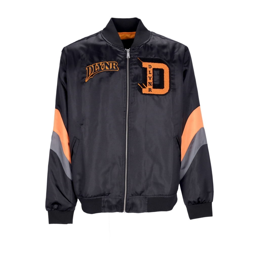 giubbotto bomber uomo billy goat satin jacket BLACK/ORANGE