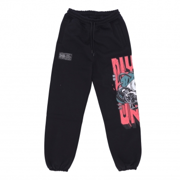 pantalone tuta felpato uomo party hard skull sweatpants BLACK