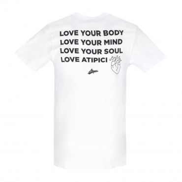 maglietta uomo love your body tee WHITE