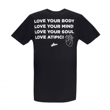 maglietta uomo love your body tee BLACK