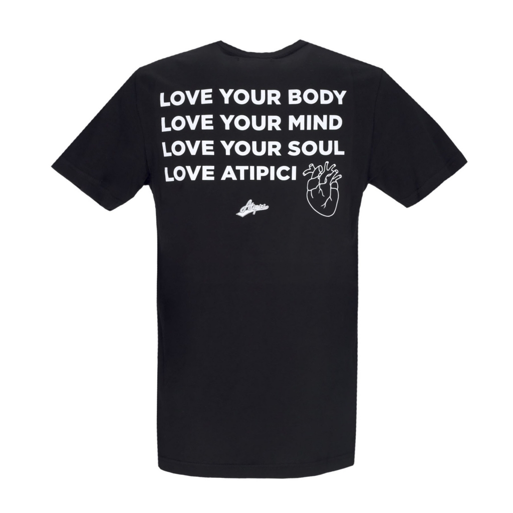 maglietta uomo love your body tee BLACK