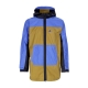 giacca a vento uomo sportswear woven utility jacket GOLDEN MOSS/MEDIUM BLUE/BLACK