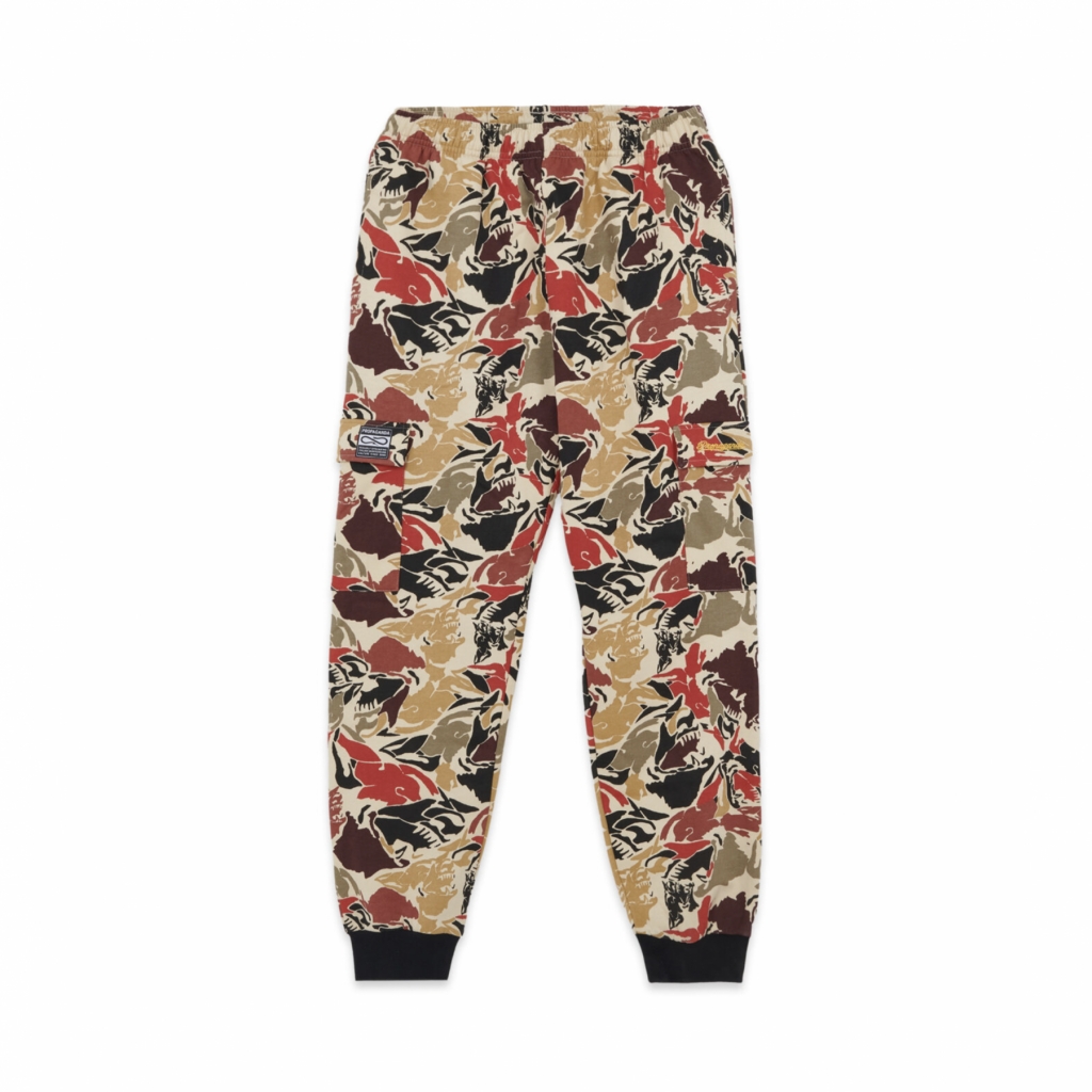 pantalone tuta felpato uomo signature cargo sweat pant BEWARE