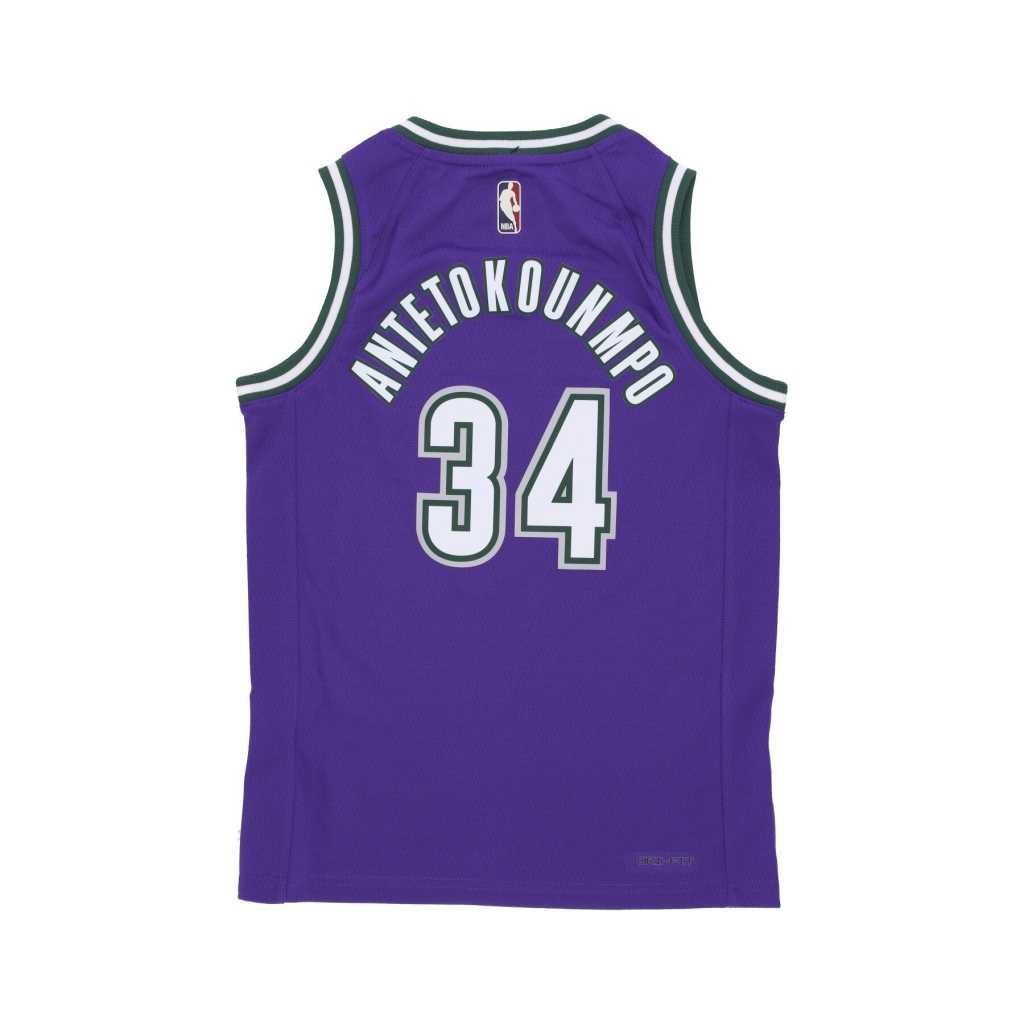 canotta basket ragazzo nba hardwood classics swingman jersey no 34 giannis antetokounmpo milbuc ORIGINAL TEAM COLORS