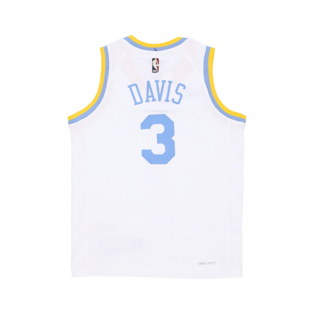 canotta basket ragazzo nba hardwood classics swingman jersey no 3 anthony davis tee loslak ORIGINAL TEAM COLORS