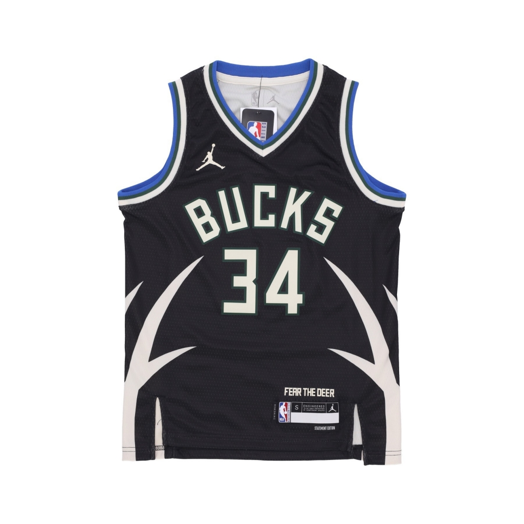 canotta basket ragazzo nba statement swingman jersey no 34 giannis antetokounmpo milbuc ORIGINAL TEAM COLORS