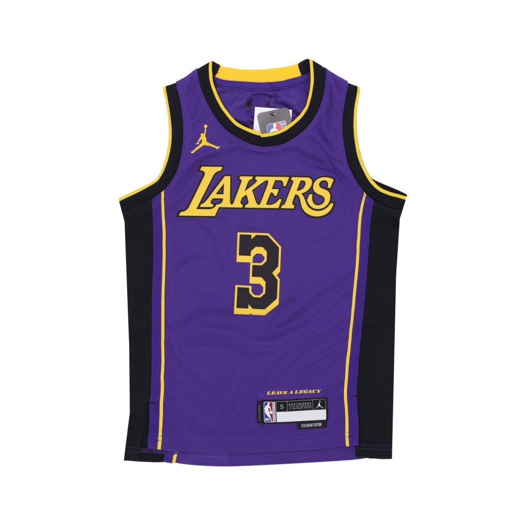 canotta basket ragazzo nba statement swingman jersey no 3 anthony davis loslak ORIGINAL TEAM COLORS