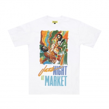 maglietta uomo jazz night tee WHITE