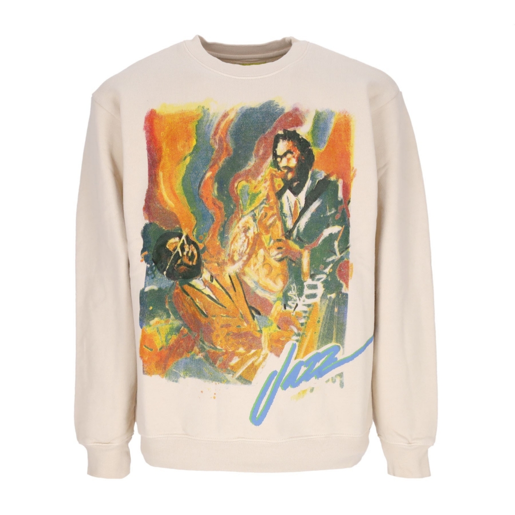 felpa girocollo uomo jazz night crewneck COCONUT