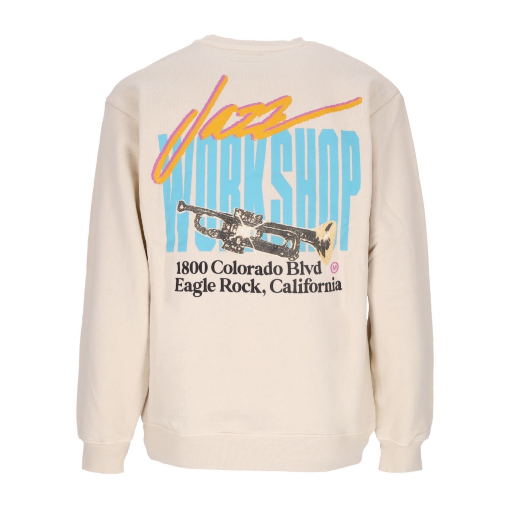 felpa girocollo uomo jazz night crewneck COCONUT