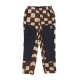 orsetto uomo chess club jacquard sherpa pants BROWN