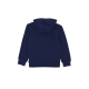 felpa leggera cappuccio ragazzo trefoil hoodie NIGHT INDIGO