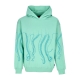 felpa leggera cappuccio uomo outline hoodie MINT