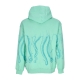 felpa leggera cappuccio uomo outline hoodie MINT