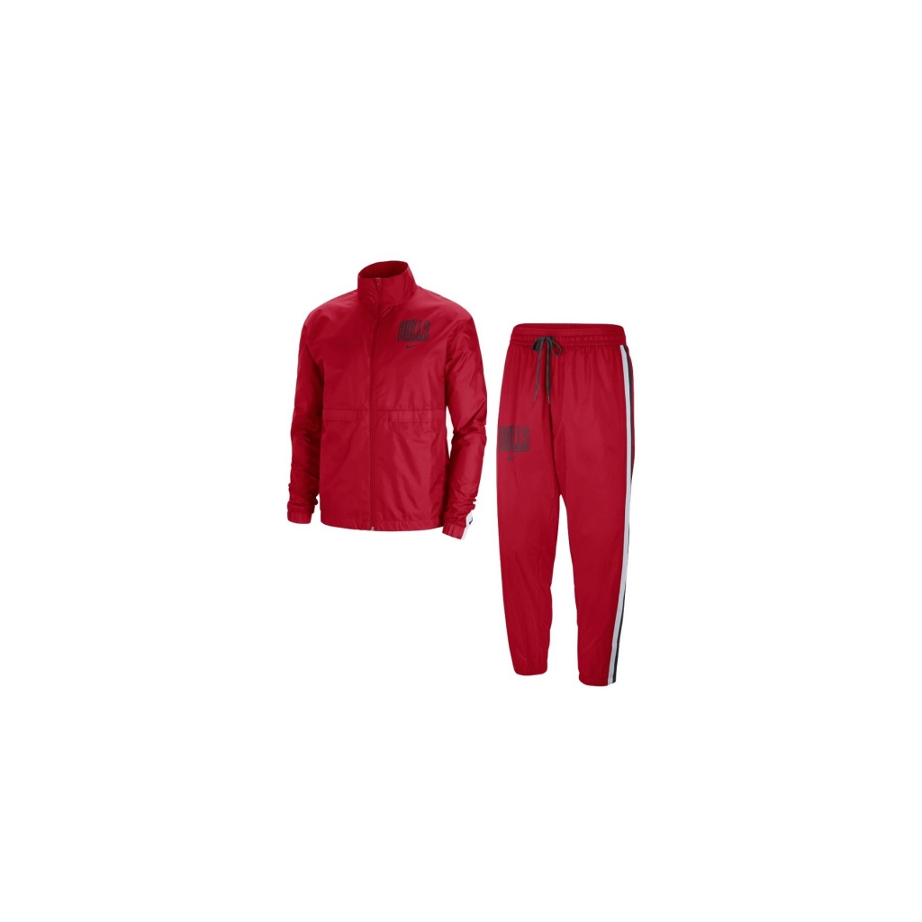 completo tuta uomo nba courtside tracksuit chibul UNIVERSITY RED/BLACK/WHITE