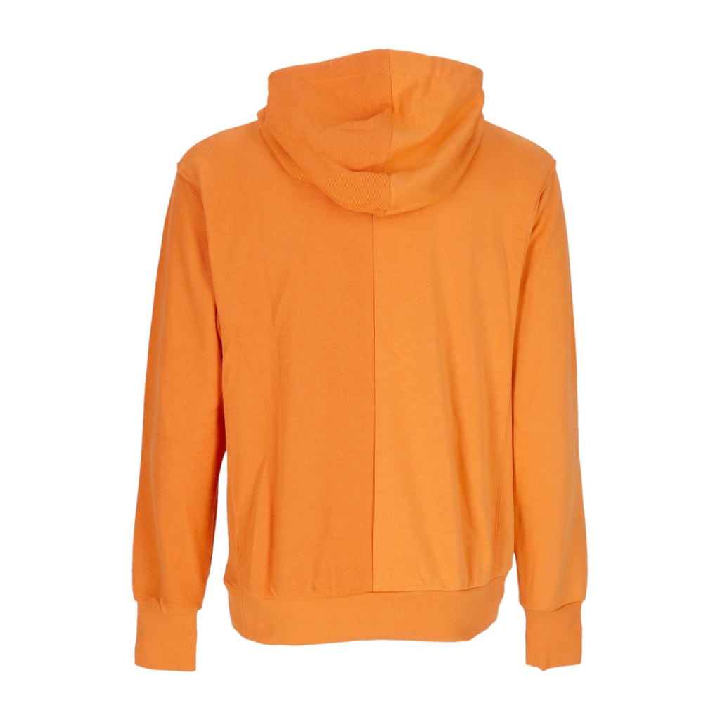felpa leggera cappuccio uomo nba courtside fleece hoodie phosun CLAY ORANGE
