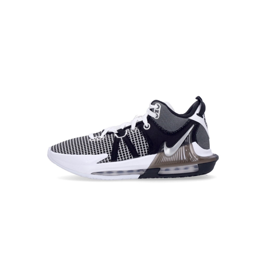 scarpa basket uomo lebron witness vii WHITE/METALLIC SILVER/BLACK