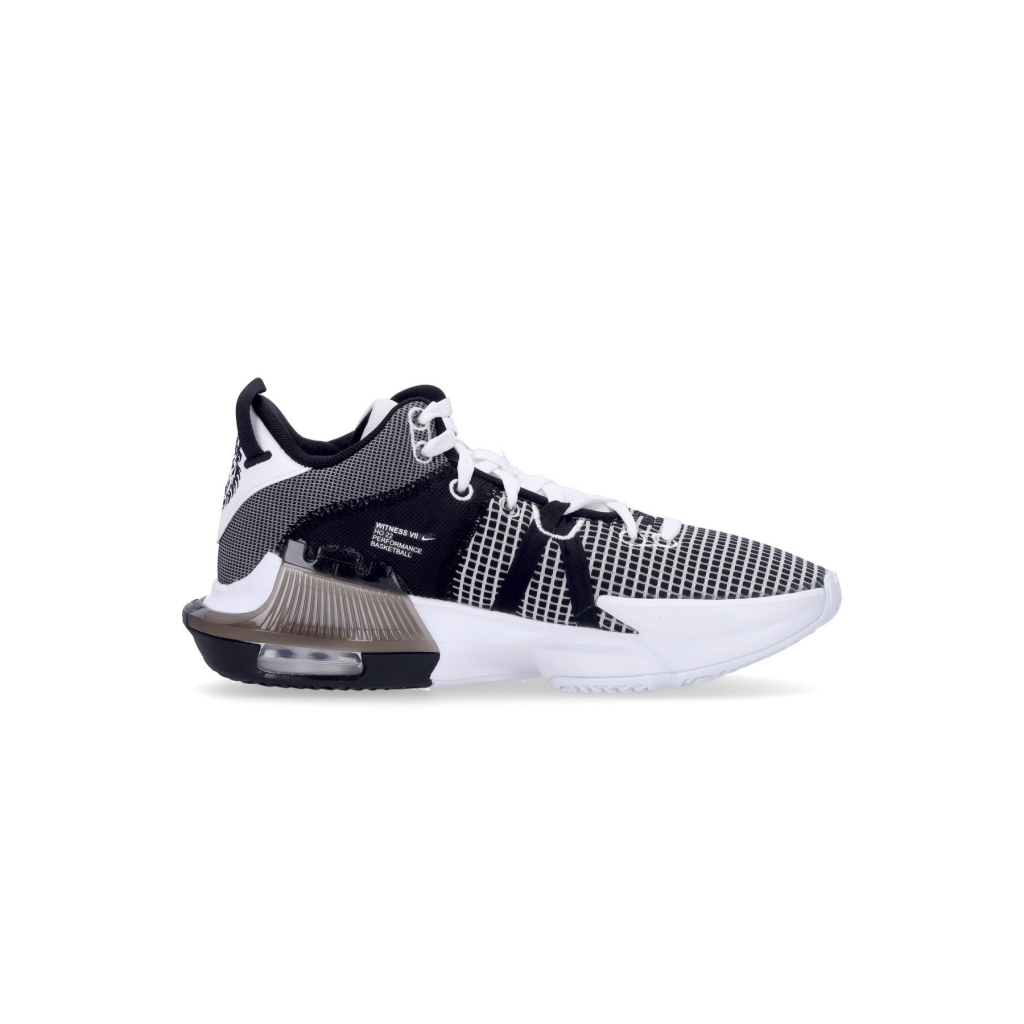 scarpa basket uomo lebron witness vii WHITE/METALLIC SILVER/BLACK