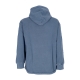 felpa leggera cappuccio uomo hooded arling sweatshirt STORM BLUE GARMENT DYED