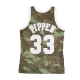 canotta basket uomo nba ghost green camo swingman jersey hardwood classics no 33 scottie pippen 1997-98 chibul CAMO/GREEN