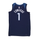 canotta basket uomo nba icon edition 22 dri-fit swingman jersey no 1 anthony edwards mintim COLLEGE NAVY
