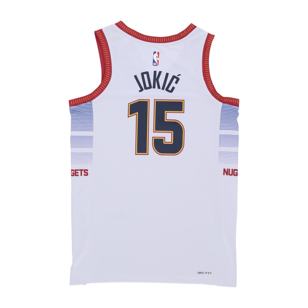 canotta basket uomo nba dri fit swingman jersey city edition no 15 nikola jokic dennug PURE PLATINUM