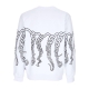 felpa leggera girocollo uomo chain crewneck WHITE