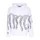 felpa leggera cappuccio uomo chain hoodie WHITE