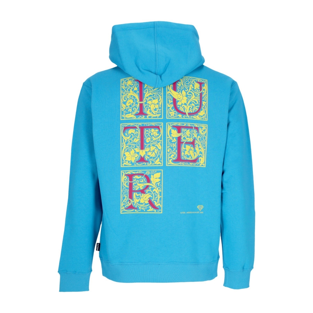 felpa leggera cappuccio uomo mediolanum hoodie SKY BLUE