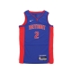 canotta basket uomo nba icon edition 22 dri-fit swingman jersey no 2 cade cunningham detpis RUSH BLUE