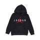 felpa cappuccio bambino jumpman sustainable po hoodie BLACK