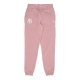 pantalone tuta felpato uomo mlb team logo jogger neyyan ROSE/WHITE