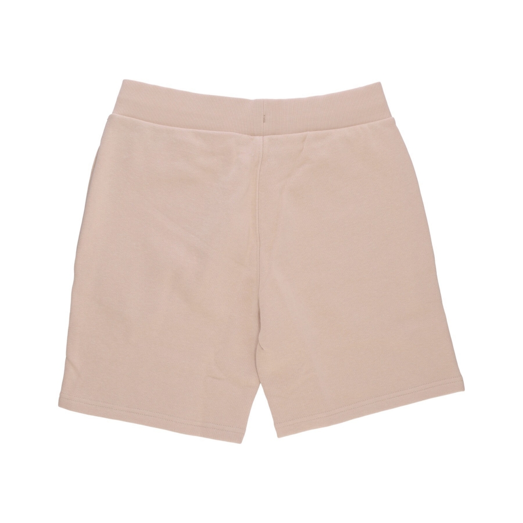 pantalone tuta felpato uomo mlb league essential shorts losdod LIGHT BEIGE/WHITE