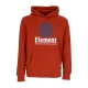 felpa leggera cappuccio uomo vertical hoodie PICANTE RED