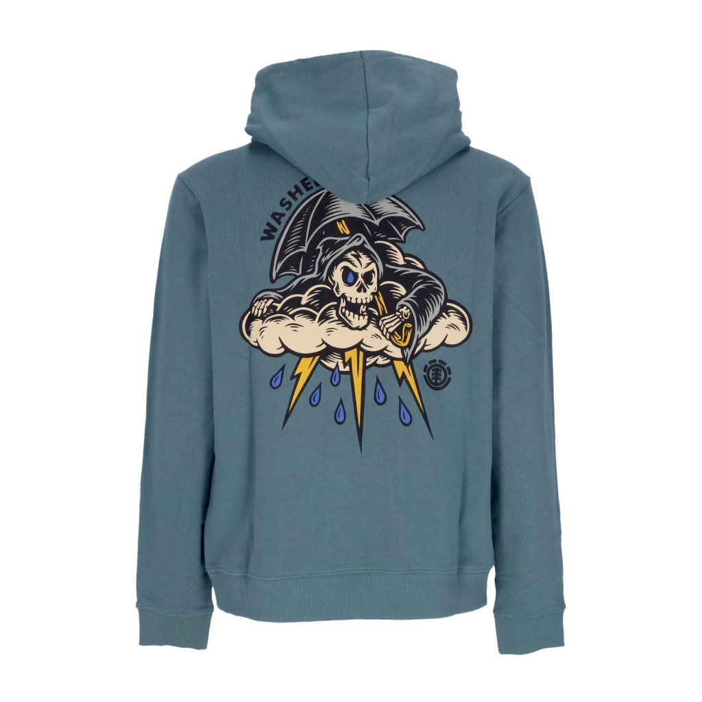 felpa leggera cappuccio uomo summon hoodie x timber NORTH ATLANTIC BLUE