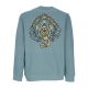 felpa leggera girocollo uomo the eye crewneck x timber NORTH ATLANTIC BLUE