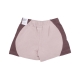 pantalone corto tuta felpato donna sportswear air mid-rise fleece short FOSSIL STONE/PLUM ECLIPSE/FOSSIL STONE