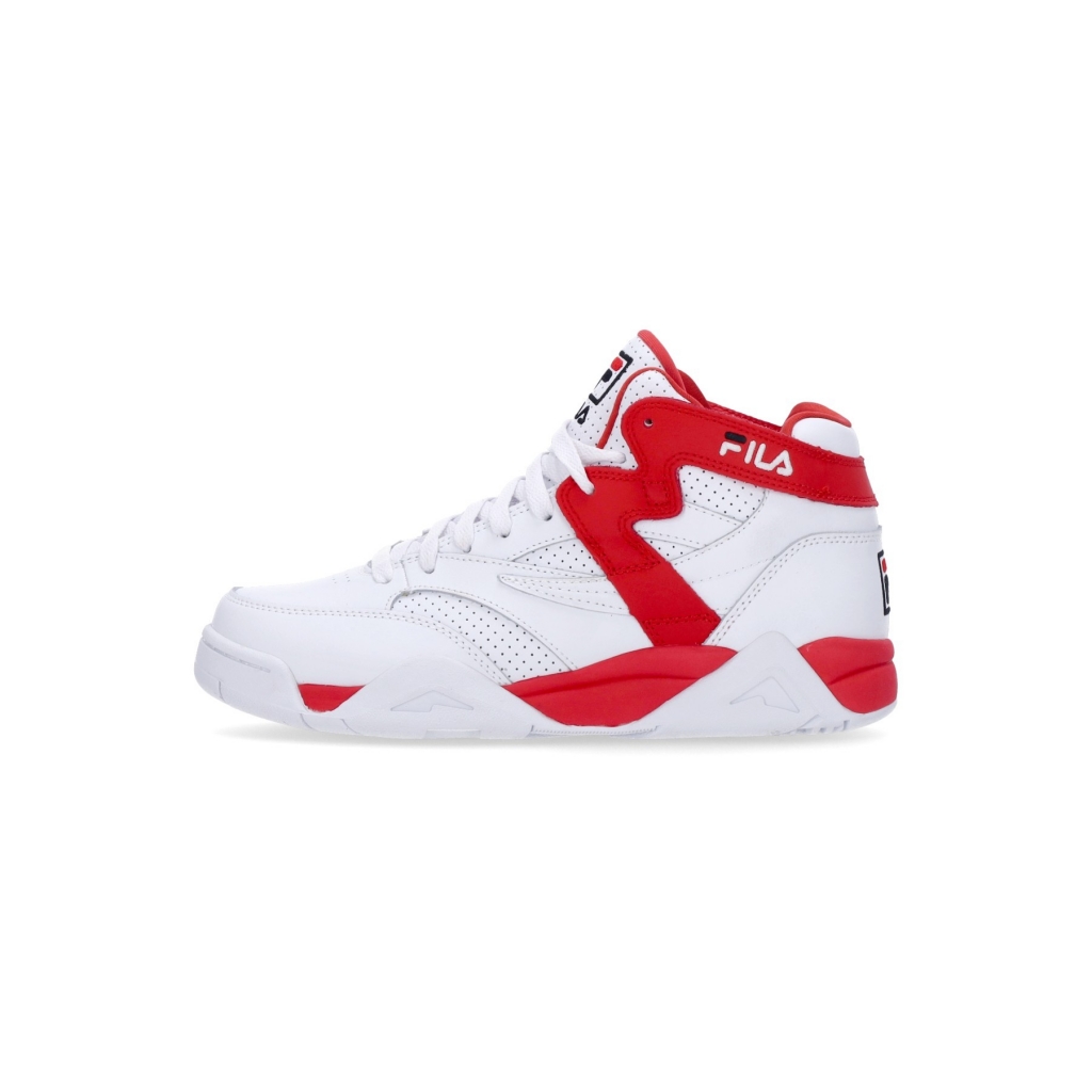 scarpa basket uomo m-squad mid WHITE/FILA RED