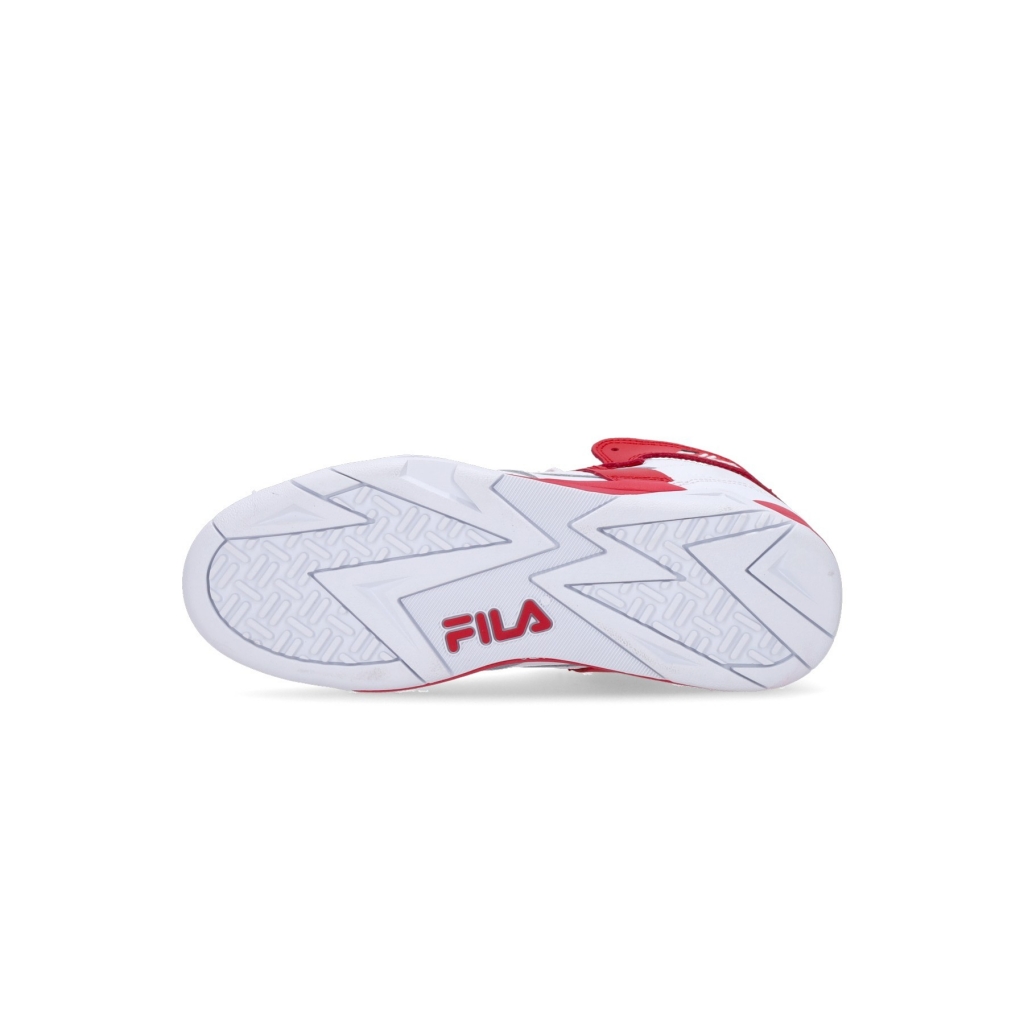 scarpa basket uomo m-squad mid WHITE/FILA RED