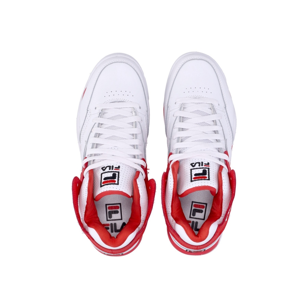 scarpa basket uomo m-squad mid WHITE/FILA RED